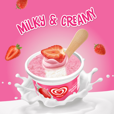 Es Krim Vanilla Stroberi: Kombinasi Rasa Manis dan Segar yang Lezat